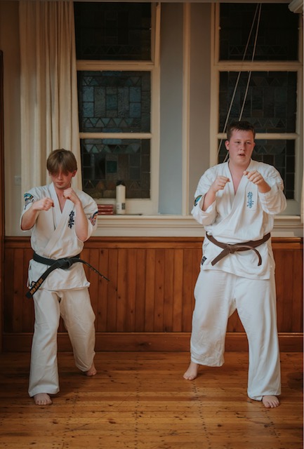 Focusing on kihon basics and punching